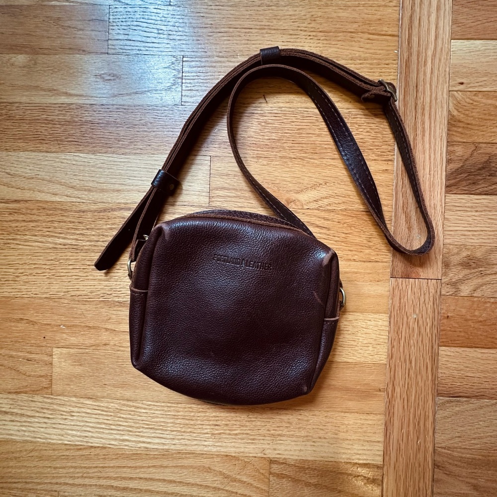 Portland Leather Goods Mini Mesa in Coldbrew